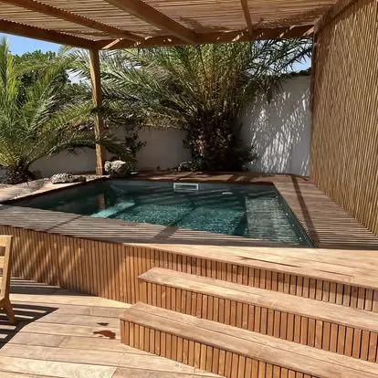 Construction d'un SPA sur-mesure à Pinarello en Corse